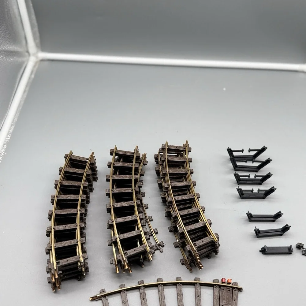Walthers Faller Rocky Mountain Express Track Lot 19 Pc Curve & Supports 3895